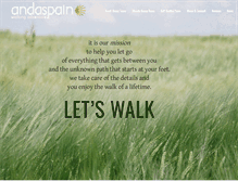 Tablet Screenshot of andaspain.com